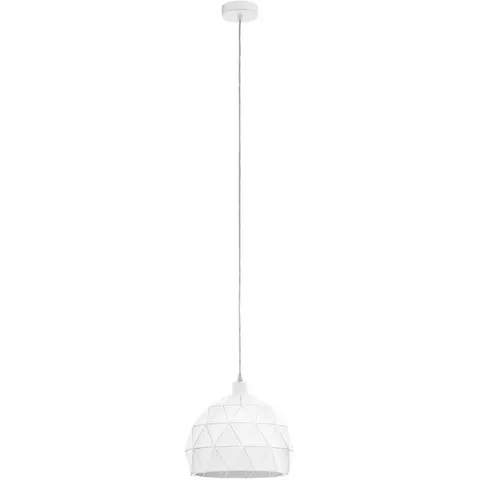 EGLO Roccaforte Hanglamp - E27 - Ø 30 cm - Wit – afbeelding 2