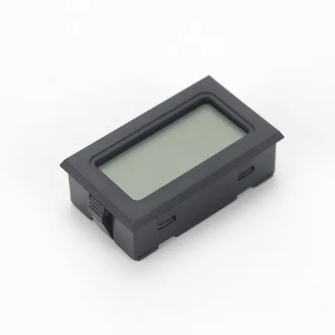 Mini LCD-hygrometer / thermometer grijs – afbeelding 2