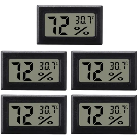 Mini digitale hygrometer / thermometer 5-pack – KTTTS8045ST11D – afbeelding 2