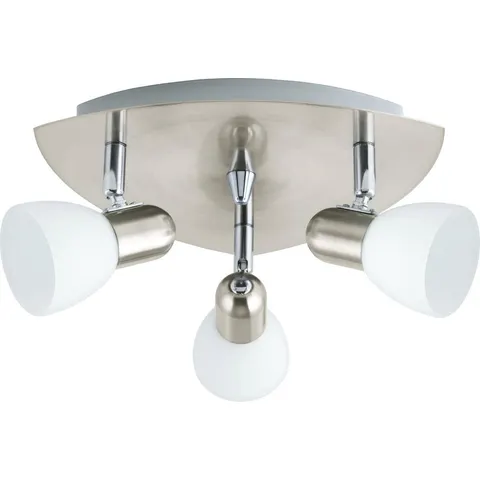 EGLO Enea - Plafondspots - 3 Lichts - Nikkel-Mat - Wit – 909864 – afbeelding 2