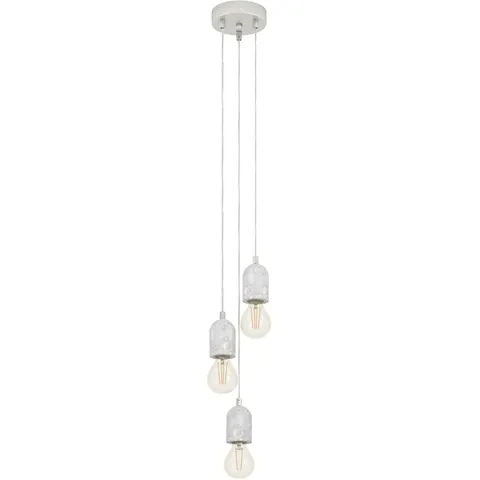 EGLO Silvares - Hanglamp - 3 Lichts - Grijs – afbeelding 2