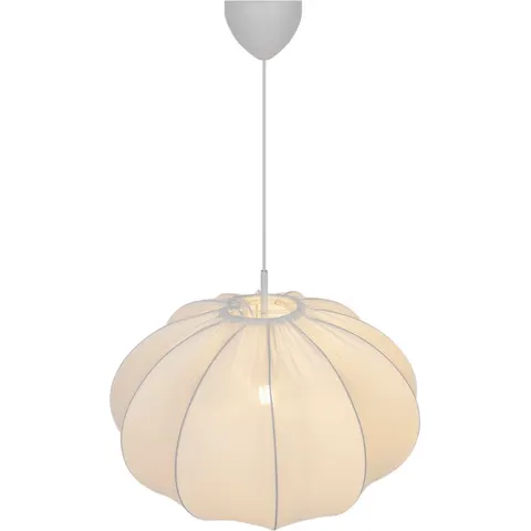 Nordlux Aeron 60-hanglamp-E27-textiel-wit – afbeelding 2