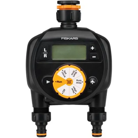 Fiskars - Dubbele Bewateringscontroller - Ergonomisch - LCD Scherm – afbeelding 2