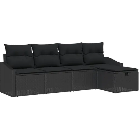 vidaXL Ensemble de Canapés 6 pc polyrotin – 407139 – image 2