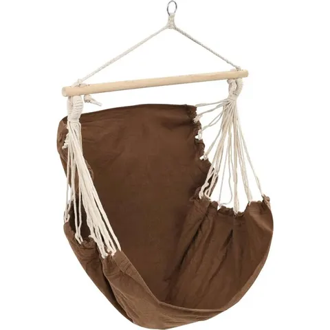 vidaXL - Hangstoel - bruin - (large) – afbeelding 2