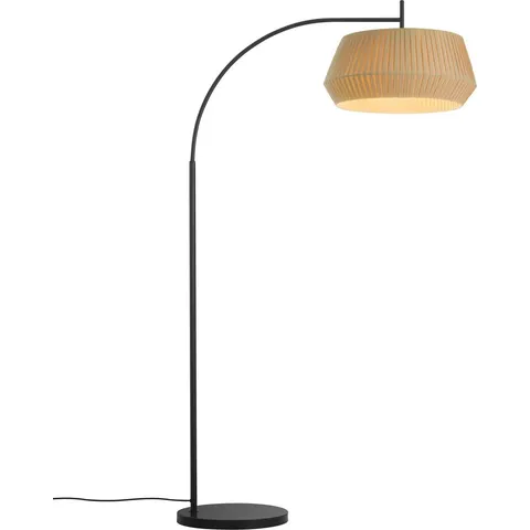 Nordlux Dicte-vloerlamp-textiel-E27-beige – afbeelding 3