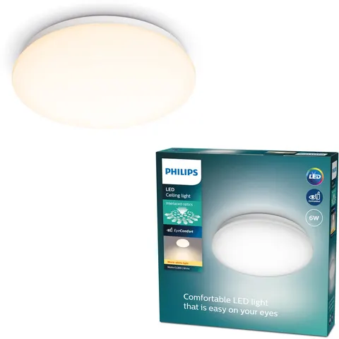 Philips Moire plafonnière - warmwit licht - klein – afbeelding 2
