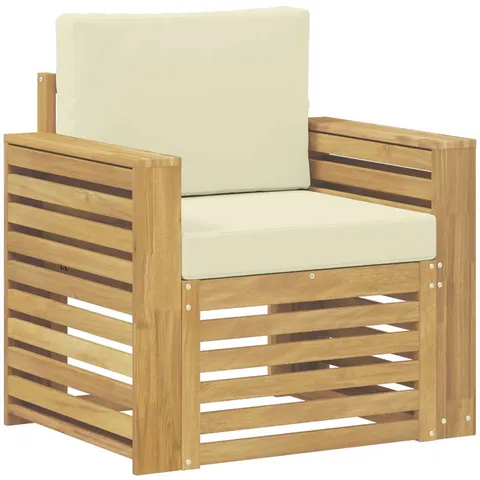 vidaXL Ensemble de canapés d'extérieur Polyester Blanc – 651307 – image 2
