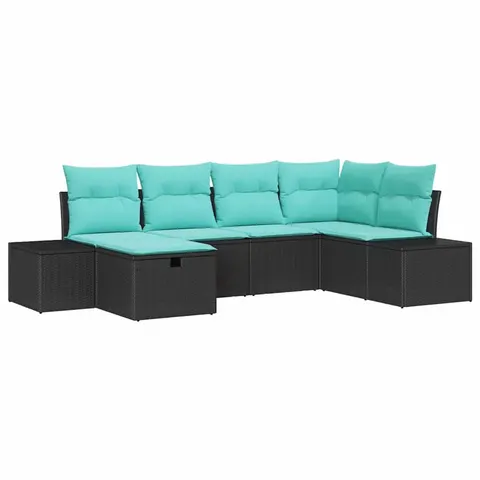 vidaXL Ensemble de Canapés 7 pc polyrotin – 408365 – image 2