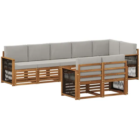 vidaXL Ensemble de canapés d'extérieur 7 pc – 692412 – image 2