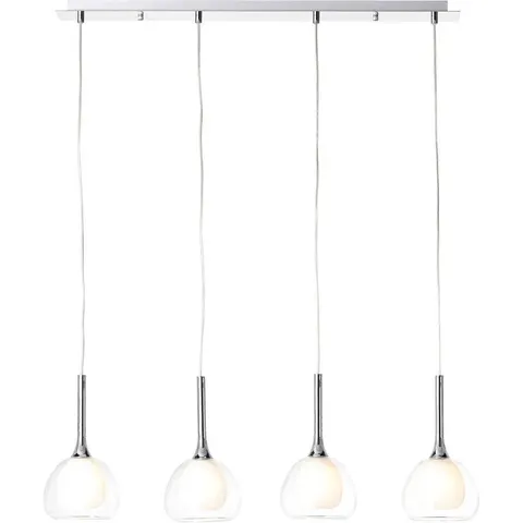 Brilliant HADAN - Hanglamp - Chroom;Wit – afbeelding 2