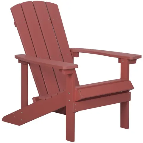 ADIRONDACK - Tuinstoel - Rood - Kunsthout – afbeelding 2