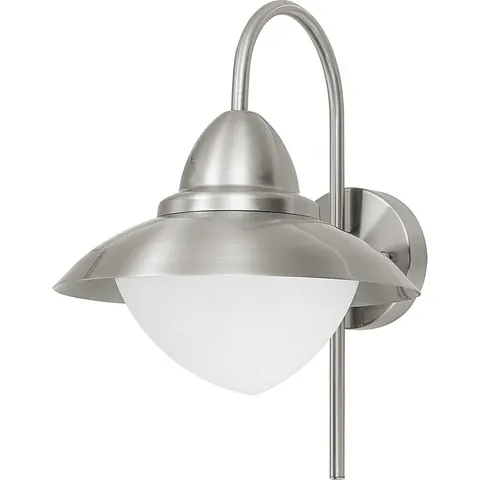 EGLO Wandlamp 'Sidney' - E27 - Rvs - 37.5 cm – afbeelding 2