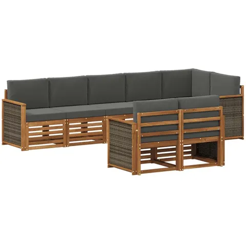 vidaXL Ensemble de canapés d'extérieur 7 pc – 692375 – image 2
