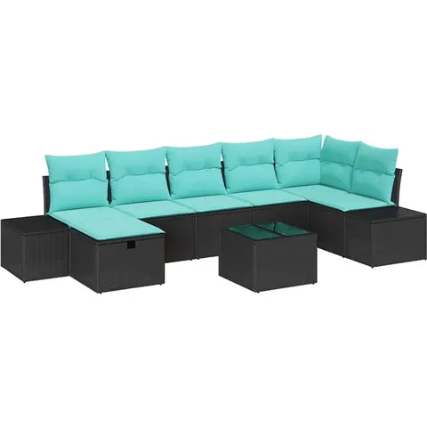 vidaXL Ensemble de Canapés 5 pc polyrotin – 408662 – image 2