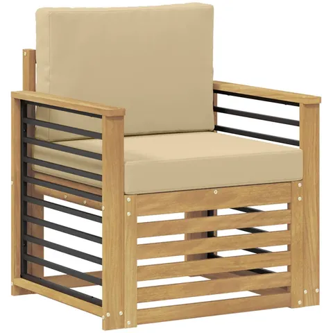 vidaXL Ensemble de canapés d'extérieur Polyester Blanc – 651383 – image 3