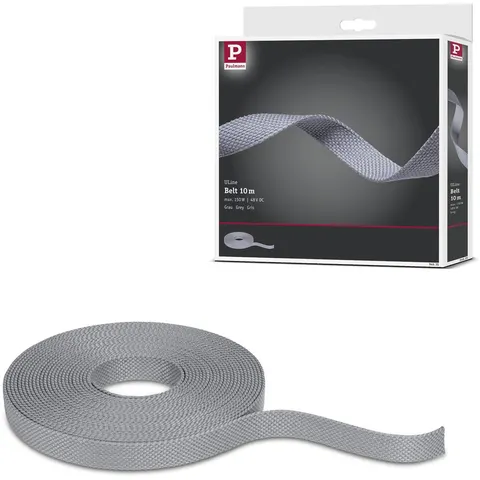 ULine Riem 10m Dacron Textil Koper Grijs – afbeelding 2