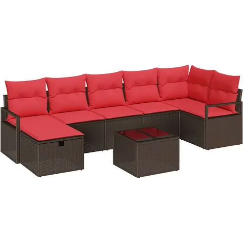vidaXL Ensemble de Canapés 5 pc polyrotin – 406644 – image 2