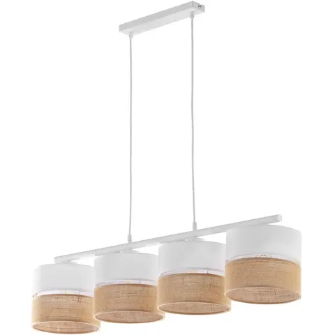 Linobianco Jute Hanglamp Wit - Modern Design – afbeelding 2