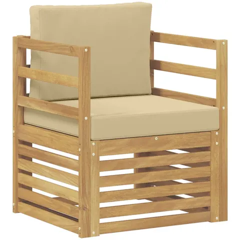 vidaXL Ensemble de canapés d'extérieur Polyester Blanc – 651086 – image 3