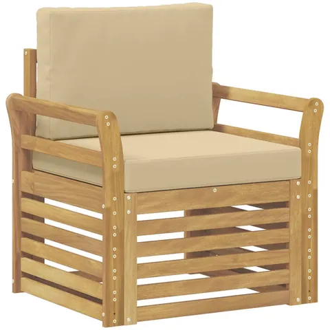 vidaXL Ensemble de canapés d'extérieur Polyester Blanc – 651284 – image 2