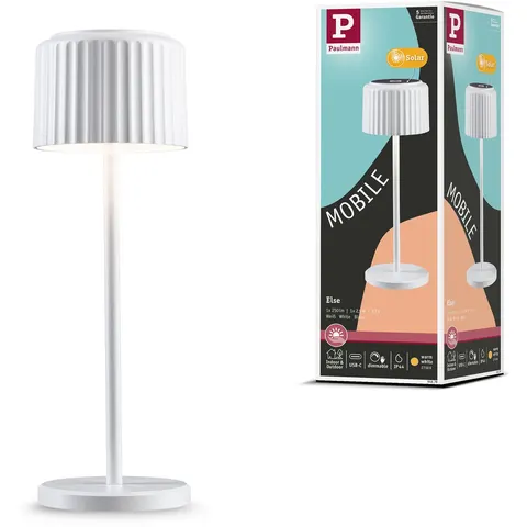 Solar Acculamp Else IP44 dimbaar 2700K Wit – afbeelding 2