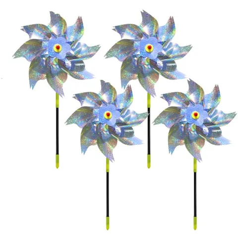 Reflecterende vogelverschrikker / windspinner - zilver – SCEMYBZ2123D2PACK – afbeelding 2
