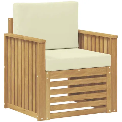 vidaXL Ensemble de canapés d'extérieur Polyester Blanc – 651208 – image 2