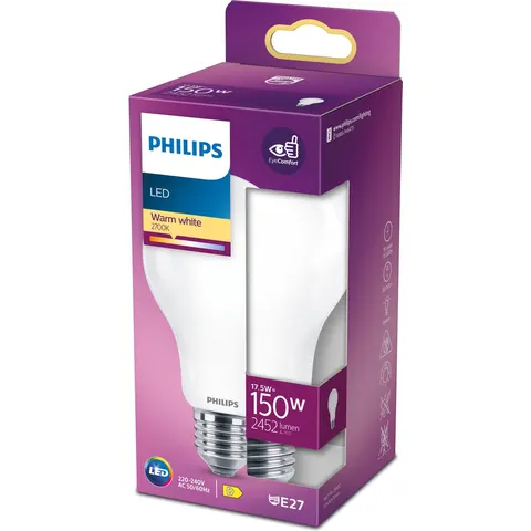 Philips LED Lamp Mat - 150 W - E27 - warmwit licht – afbeelding 2