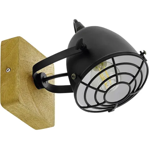 EGLO Gatebeck Plafondlamp - E14 - 11 cm - Bruin – afbeelding 2