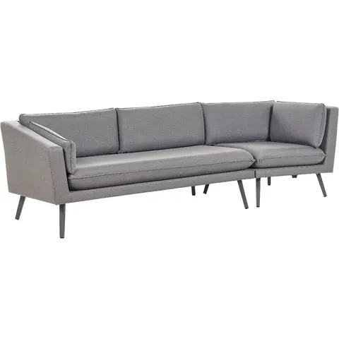 LORETELLO - Tuinbank 3-zits - Grijs - Polyester – afbeelding 2