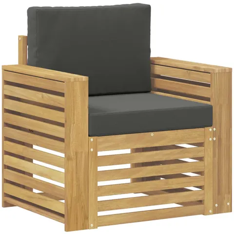 vidaXL Ensemble de canapés d'extérieur Polyester Blanc – 651321 – image 2