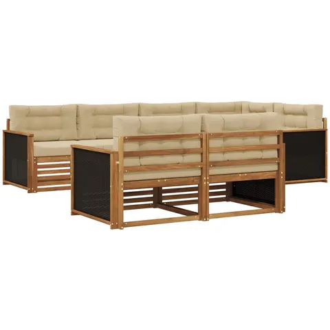 vidaXL Ensemble de canapés d'extérieur 7 pc – 708533 – image 2