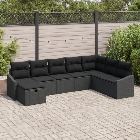 Ensemble de Canapés 8 pc polyrotin vidaXL – 407832 – image 2