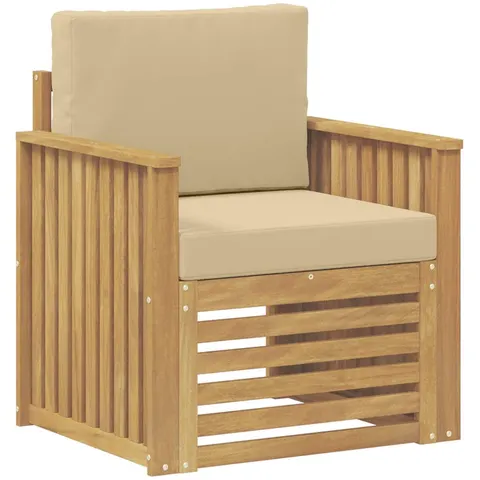 vidaXL Ensemble de canapés d'extérieur Polyester Blanc – 651239 – image 2