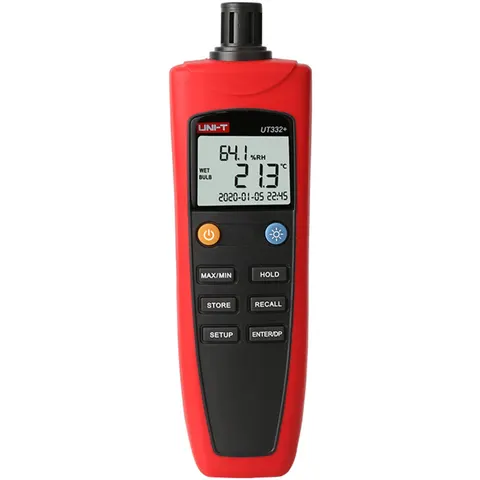 UNI-T UT332+ temperatuur- en vochtigheidsmeter – afbeelding 2