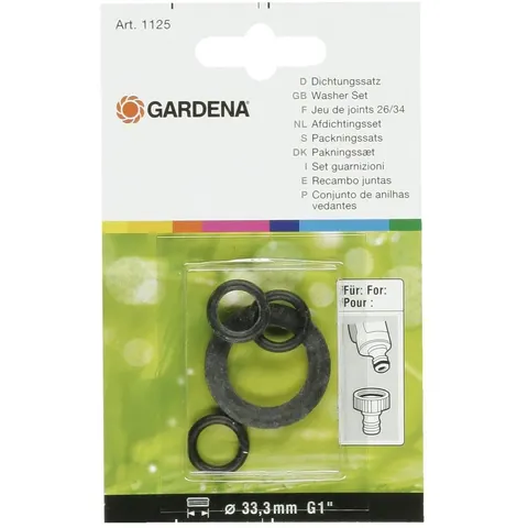 GARDENA ringenset rubber 1" 4-delig – afbeelding 2