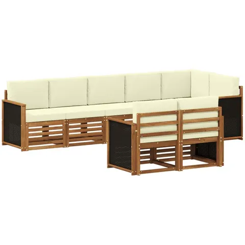 vidaXL Ensemble de canapés d'extérieur 7 pc – 692306 – image 2