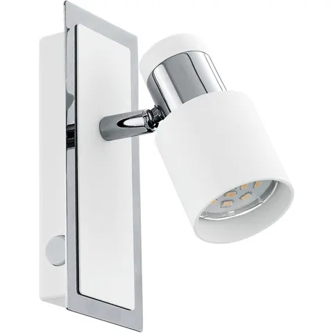 EGLO Davida Spot - 1 Lichts - Chroom, Wit – afbeelding 2