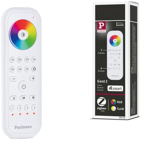 Afstandsbediening Smart Home Zigbee 3.0 Gent 2 Wit – afbeelding 2
