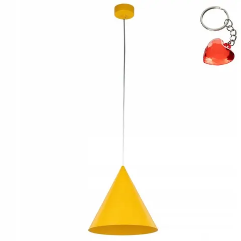 TK Lighting CONO Gele Hanglamp E27 160cm - Stijlvol en Functioneel – afbeelding 2
