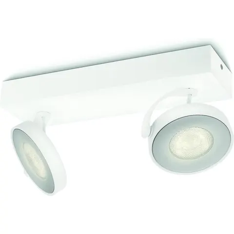 Philips Clockwork opbouwspot - 2-lichts - wit – afbeelding 2
