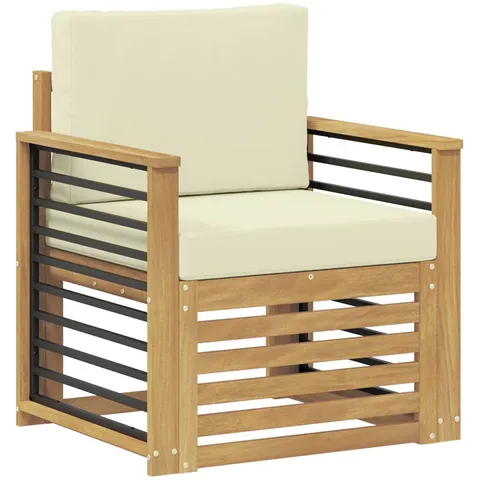 vidaXL Ensemble de canapés d'extérieur Polyester Blanc – 651352 – image 3