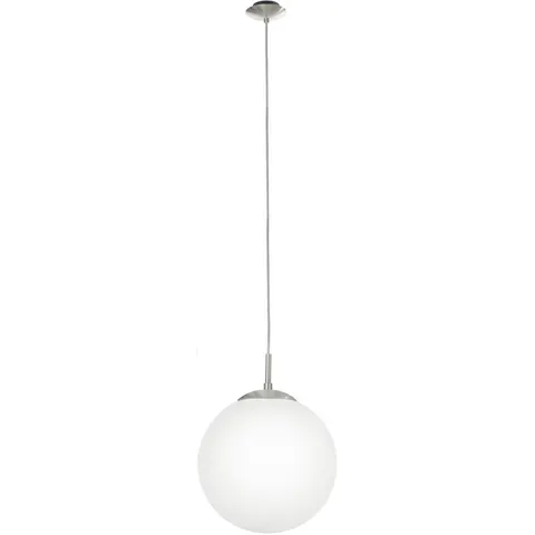 EGLO Rondo Hanglamp - E27 - Ø 30 cm - Grijs/Wit – afbeelding 2