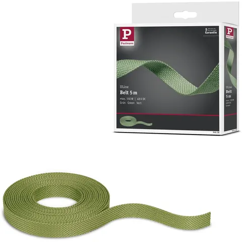 ULine Riem 5m Dacron Textil Koper Groen – afbeelding 2