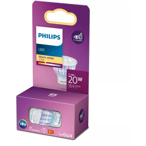 Philips LED Spot - 20 W - GU4 - warmwit licht – afbeelding 2