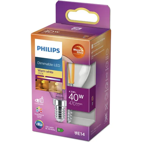 Philips Led Cl P45 Cl Wgd 40w E14 – afbeelding 2