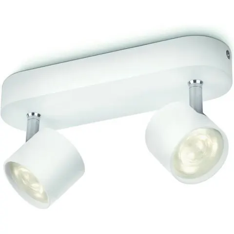 Philips Star opbouwspot - 2-lichts - wit – 444862 – afbeelding 2