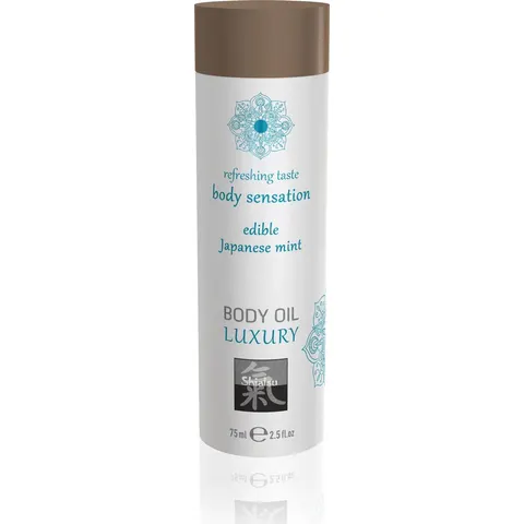 Luxe Eetbare Body Oil - Japanese Mint – afbeelding 2