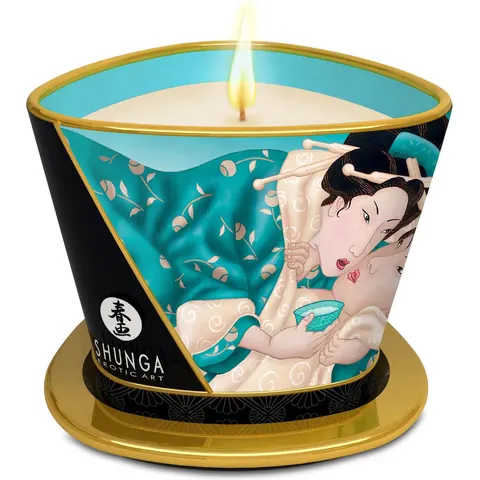 Shunga - Massagekaars Eiland Bloesem 170 ml – afbeelding 2
